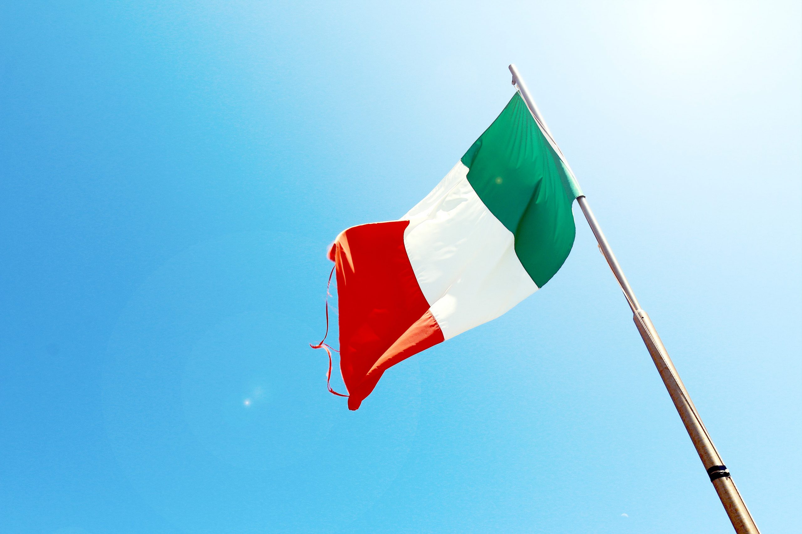 Bandiera italiano, lingua italiana